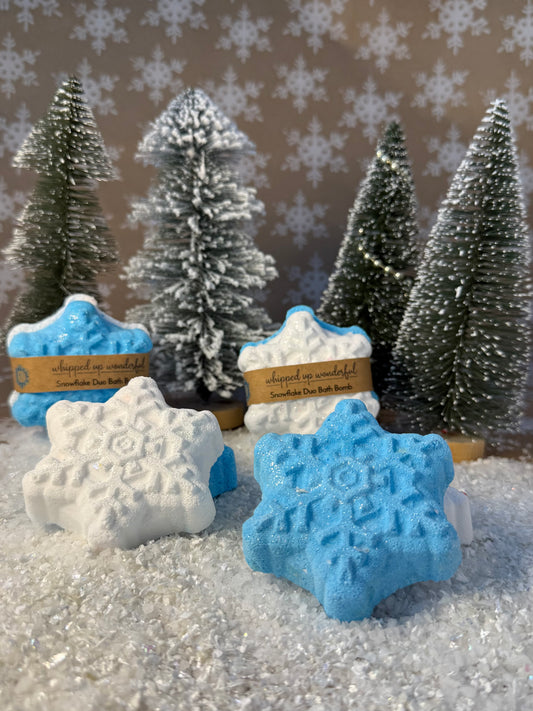 Snowflake Duo Bath Bombs