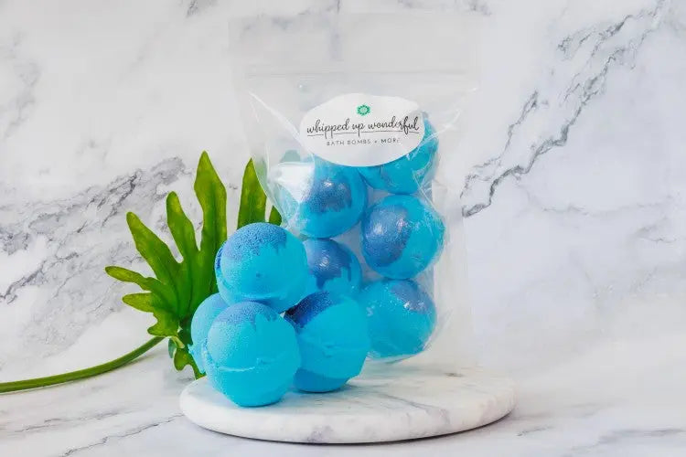 Peppermint Eucalyptus Itty Bitty BomBombs Whipped Up Wonderful