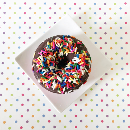 Chocolate Strawberry Bath Doughnut - Whipped Up Wonderful