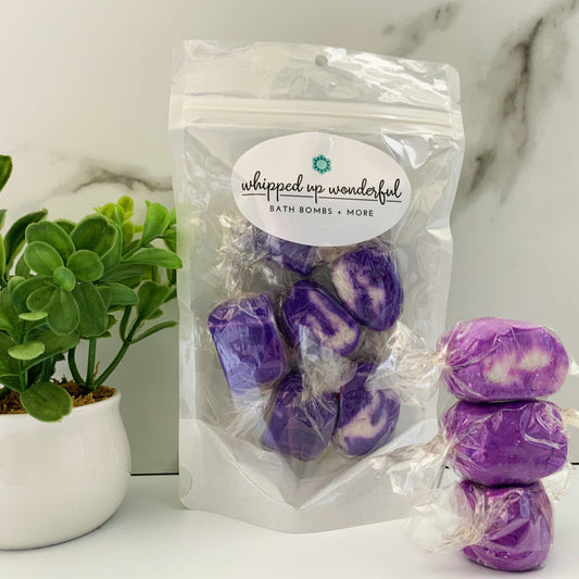 Lavender Bubble Bath Taffy - Whipped Up Wonderful