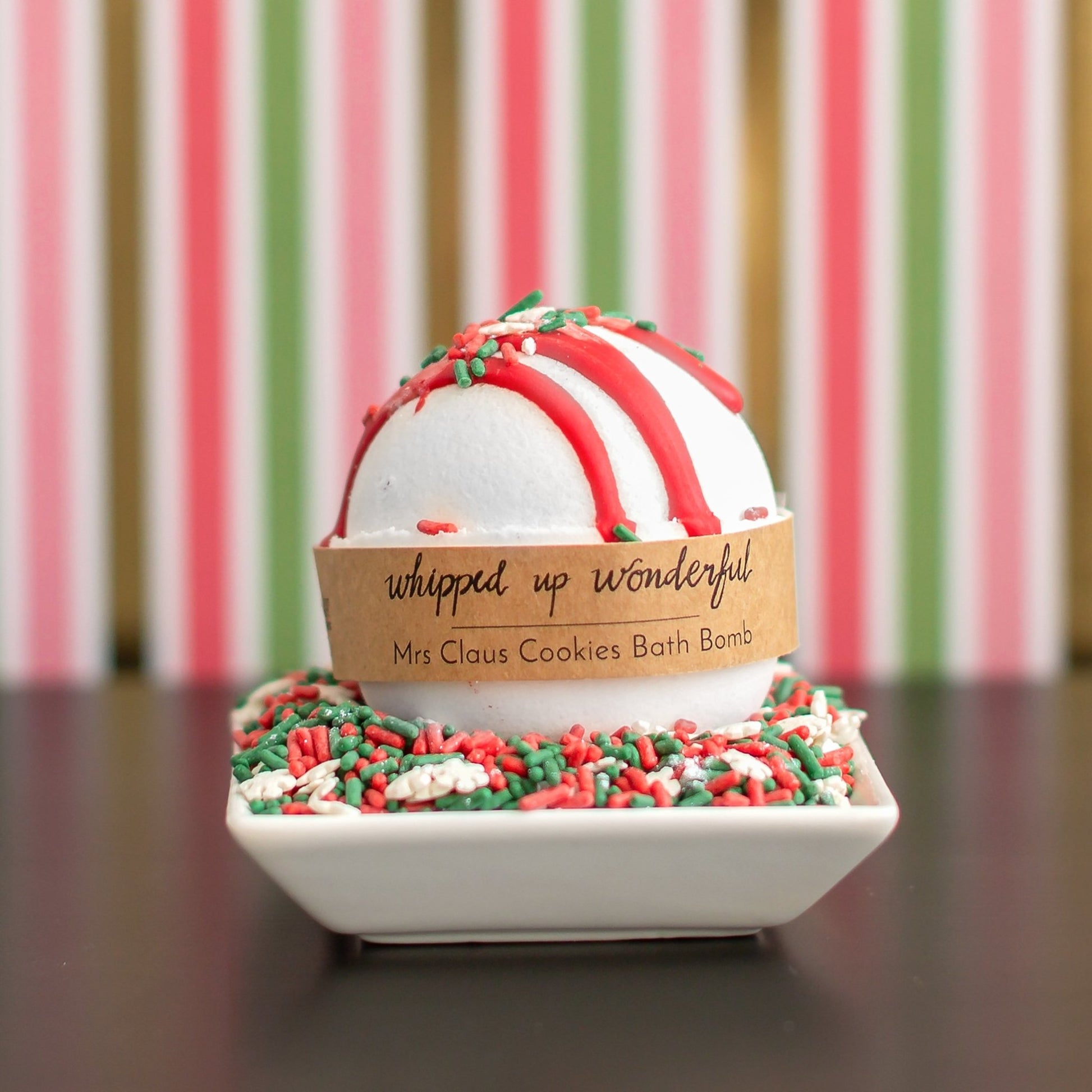 Mrs Claus Cookies Bath Bomb - Whipped Up Wonderful