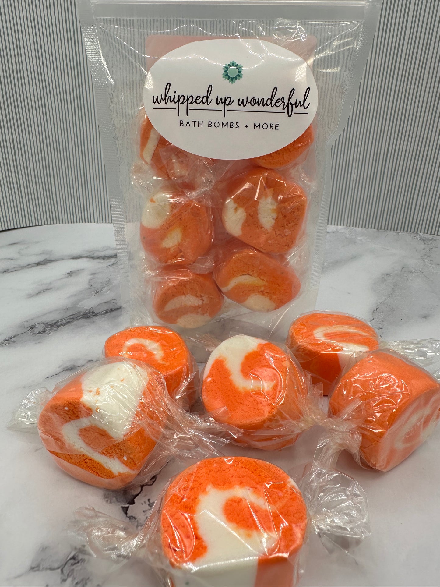 Orange Cream Bubble Bath Taffy