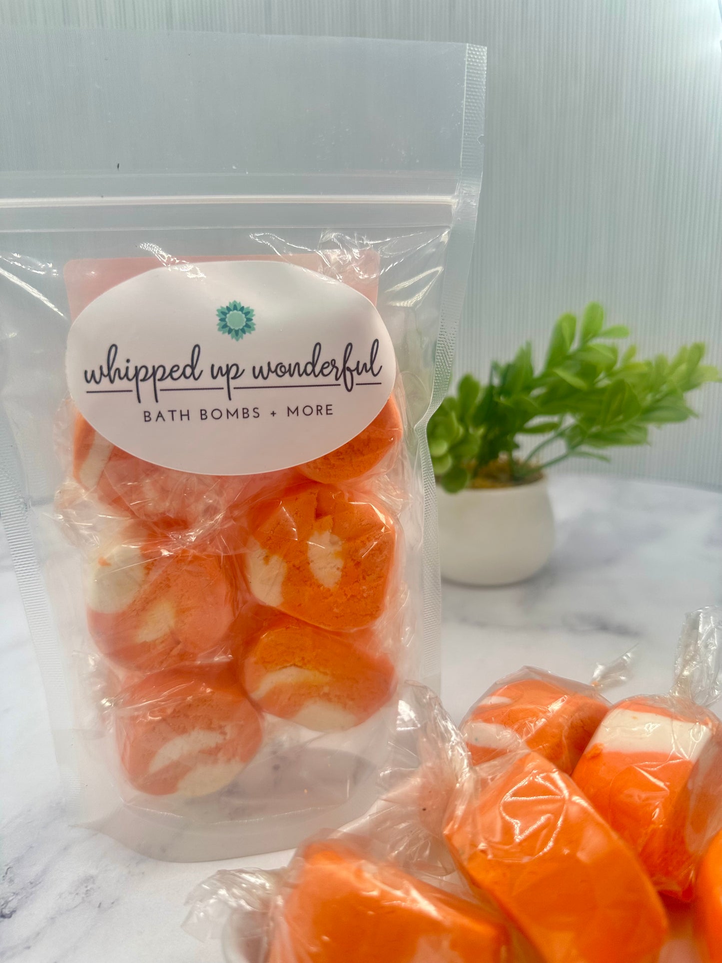 Orange Cream Bubble Bath Taffy