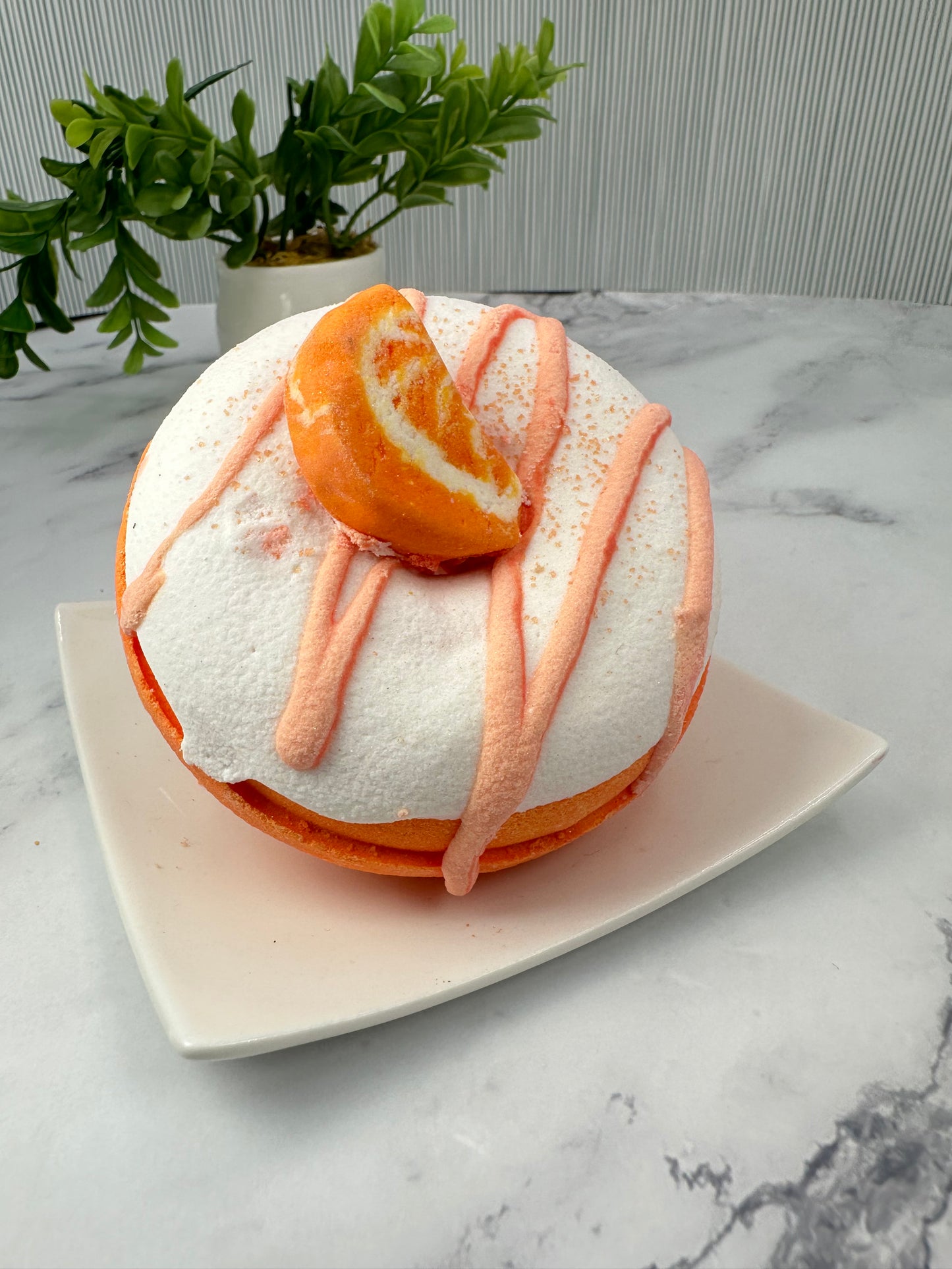 Orange Creme Doughnut