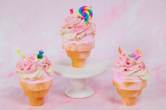 Pink Sugar Ice Cream Bath Bomb