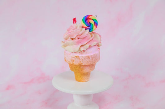 Pink Sugar Ice Cream Bath Bomb