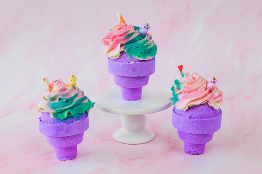 Unicorn Ice Cream Bath Bomb
