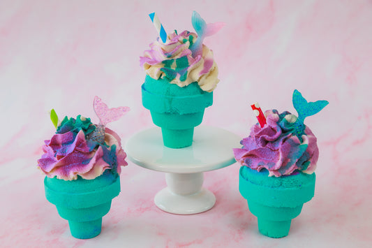 Mermaid Ice Cream Bath Bomb