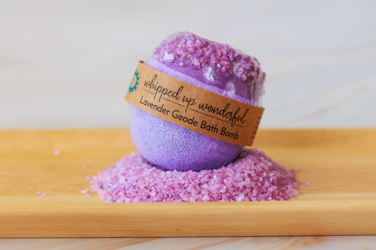 Lavender Druzy Bath Bomb