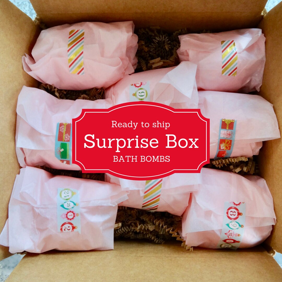 Ready to Ship Bath Bomb Box Set of 8 | Free & Fast Shipping