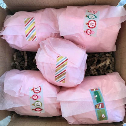 Ready to Ship Bath Bomb Box | 5 Bath Bombs