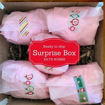 Ready to Ship Bath Bomb Box | 5 Bath Bombs