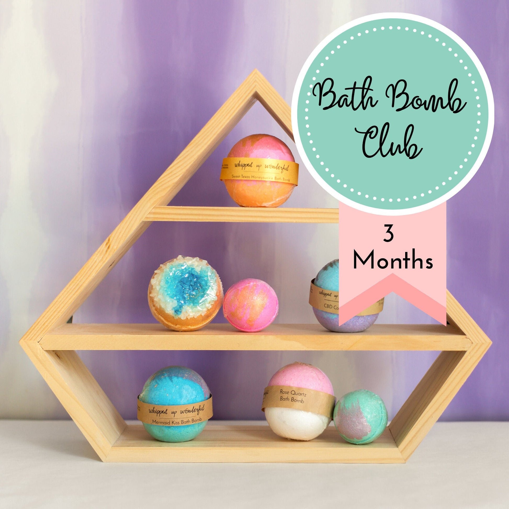 Bath Bomb Club | 4 Bath Bombs per Month for Three Months