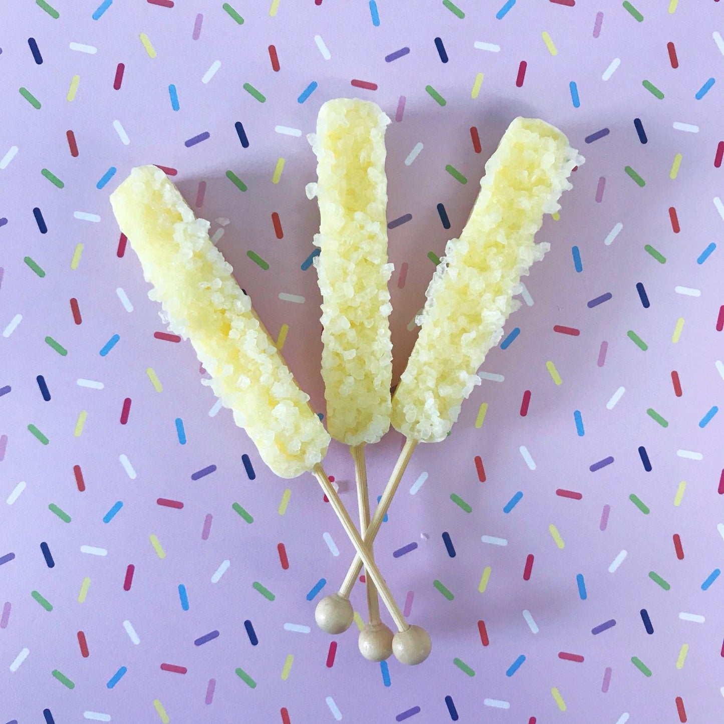 Lemon Bath Rock Candy - Whipped Up Wonderful